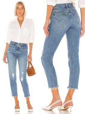 LEVI'S Premium Wedgie Icon Fit Denim Jean Sz 27 Truth Unfolds